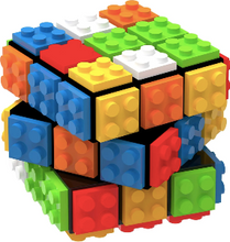 Load image into Gallery viewer, Build-on Brick Puzzle Cube