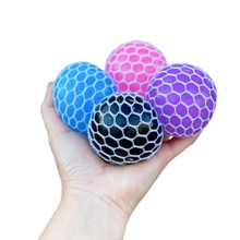 Load image into Gallery viewer, Squishy Mesh Metallic Ball