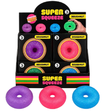 Load image into Gallery viewer, Super Squeeze Glow in the Dark Doughnut
