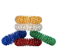 Load image into Gallery viewer, Authentic Acupressure Sensory Fidget Rings 5 Pack