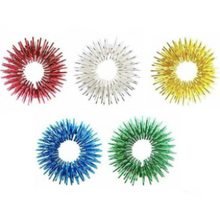 Load image into Gallery viewer, Authentic Acupressure Sensory Fidget Rings 5 Pack