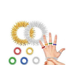 Load image into Gallery viewer, Authentic Acupressure Sensory Fidget Rings 5 Pack