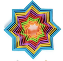 Load image into Gallery viewer, 3D Rainbow Star Gyro Fidget