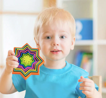 Load image into Gallery viewer, 3D Rainbow Star Gyro Fidget