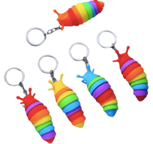 Load image into Gallery viewer, Sensory Slug Keychain