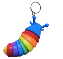 Load image into Gallery viewer, Sensory Slug Keychain