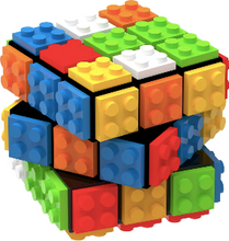 Load image into Gallery viewer, Build-on Brick Puzzle Cube
