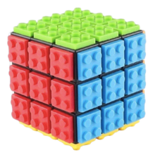 Load image into Gallery viewer, Build-on Brick Puzzle Cube
