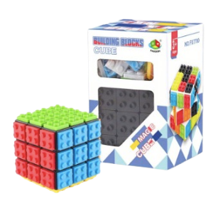 Build-on Brick Puzzle Cube