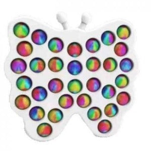 Deluxe Rainbow Butterfly Pop It Fidget Toy