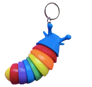 Sensory Slug Keychain