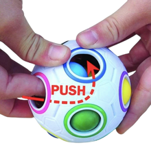 Load image into Gallery viewer, Rainbow Magic Ball Puzzle Problem Solver Fidget Toy
