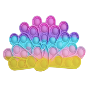 Peacock Push Bubble Toy
